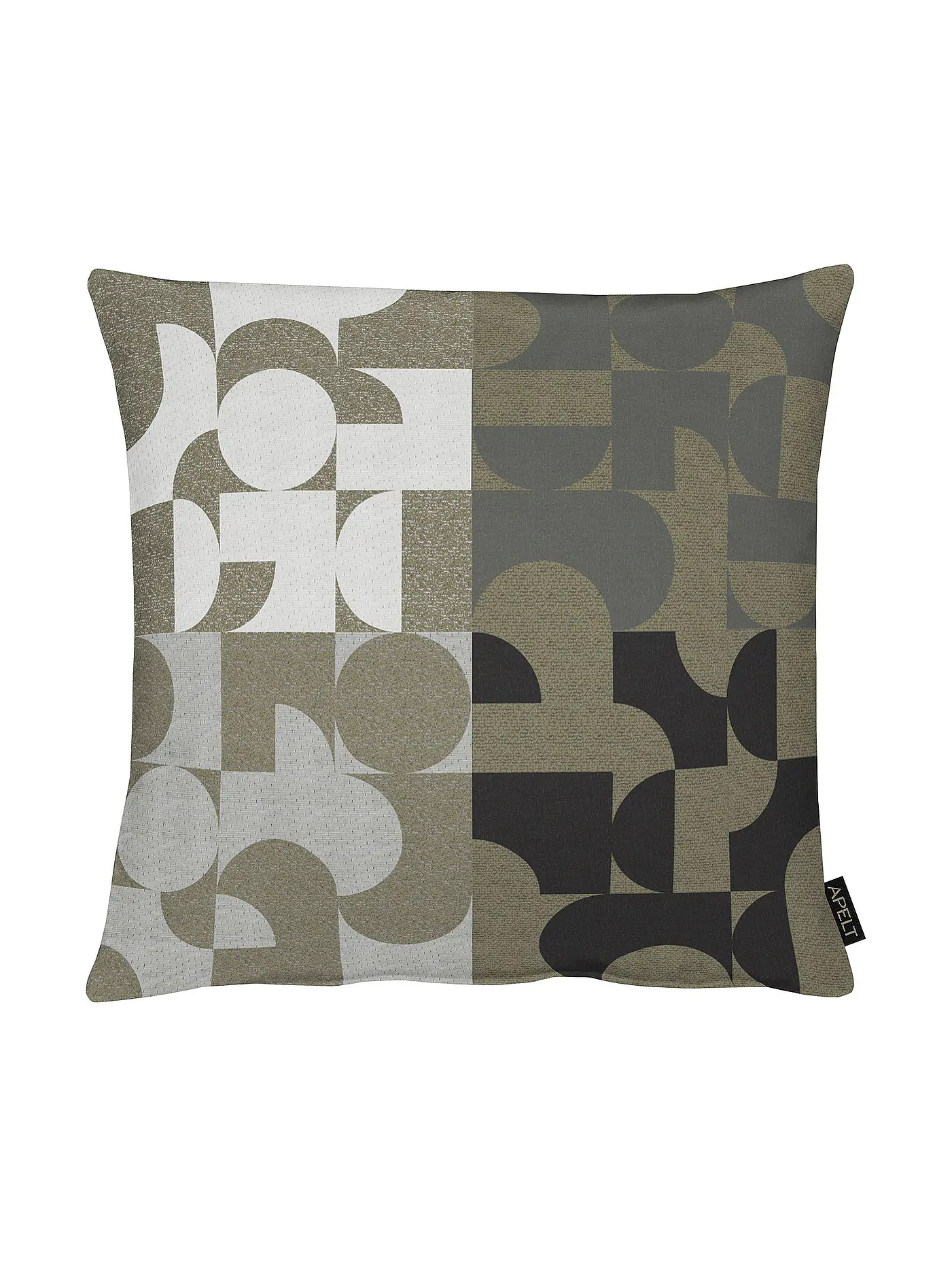 APELT | Kissenhülle REMY 49x49cm Creme | grau